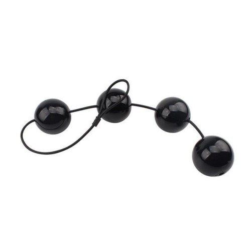 Bolas vaginales y anales 65 x 6 cm negro