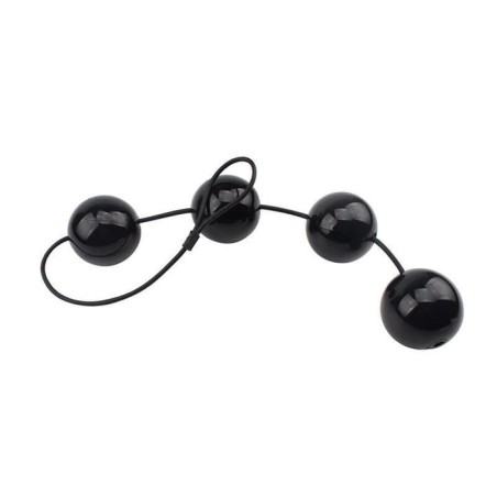 Bolas vaginales y anales 65 x 6 cm negro