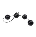 Bolas vaginales y anales 65 x 6 cm negro