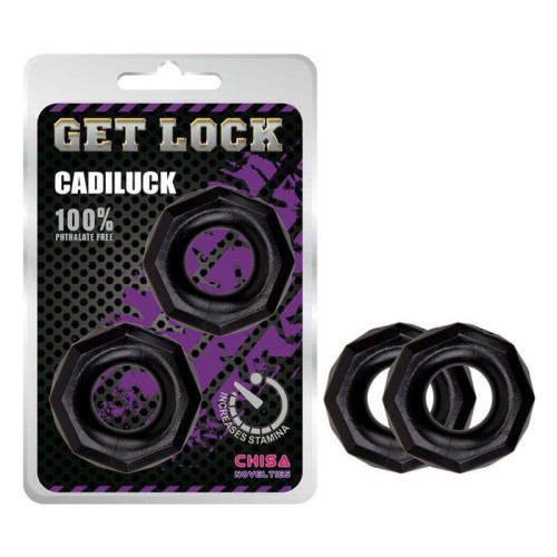 Anillos para el pene cadiluck negro
