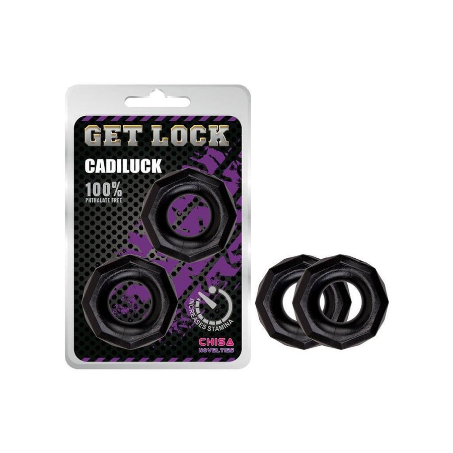 Anillos para el pene cadiluck negro