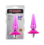 Plug anal con vibracion nicoles 2.5 x 3.2 cm rosa