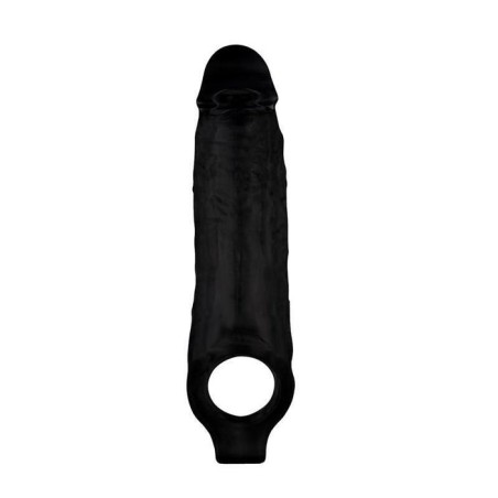 Funda para el pene con sujeción para los testículos mighty negro