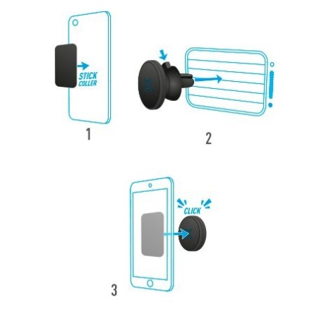 Mobilis u.fix soporte de coche universal para smartphones