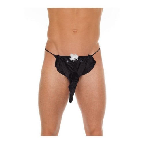 Tanga elefante negro talla única