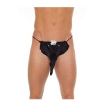 Tanga elefante negro talla única