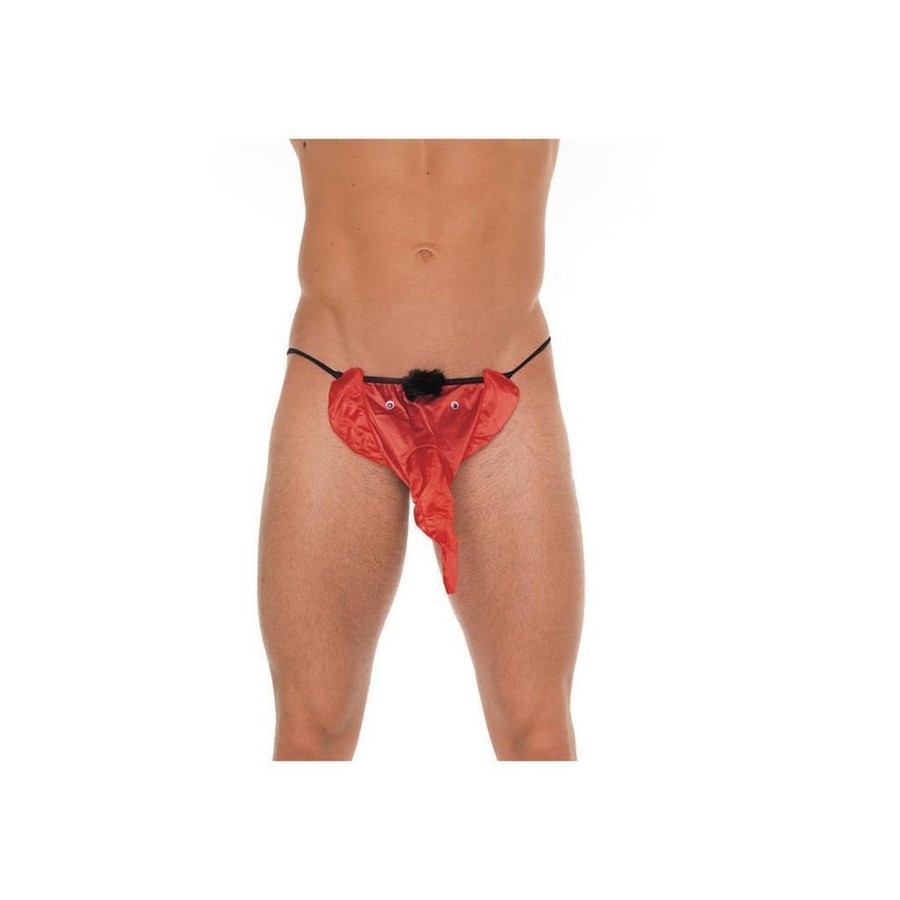 Tanga elefante rojo talla única