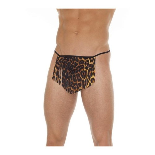 Tanga taparrabos leopardo talla única