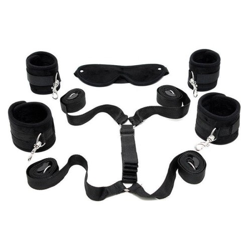 Correas de supresión para la cama negro