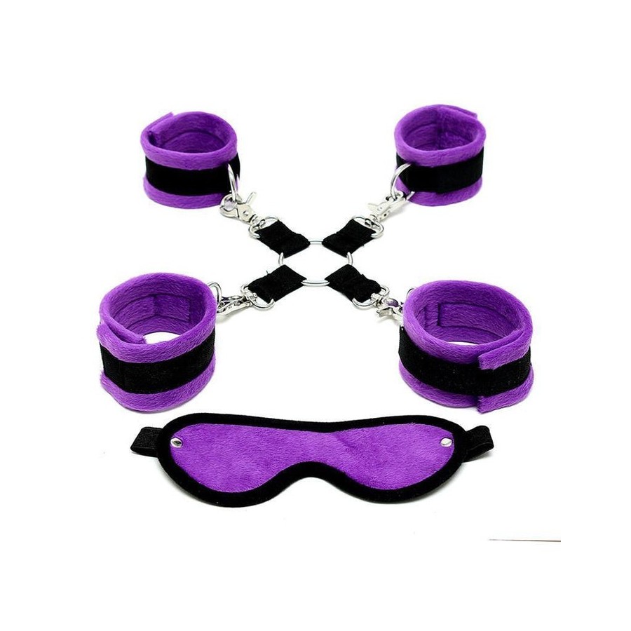 Rimba bondage play set de bondage color púrpura