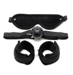 Rimba bondage play set de bondage 3 piezas color negro