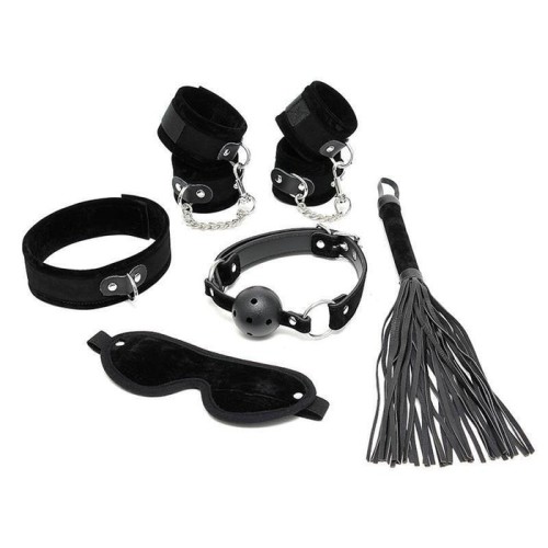 Rimba bondage play set de bondage 6 piezas color negro