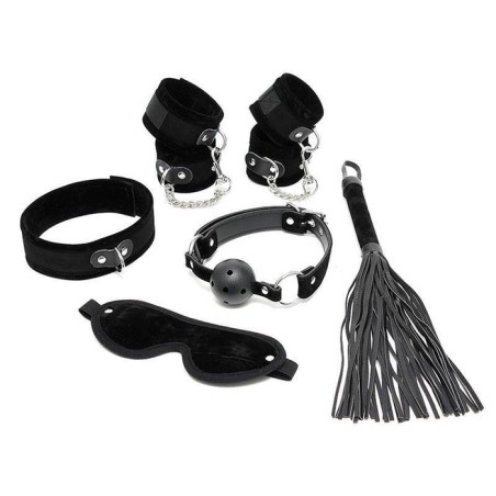 Rimba bondage play set de bondage 6 piezas color negro