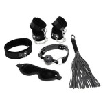 Rimba bondage play set de bondage 6 piezas color negro