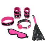Rimba bondage play set de bondage 6 piezas color rosa