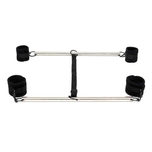 Barras ajustables para brazos y piernas color negro
