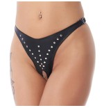 Braguitas abiertas con tachuelas talla única