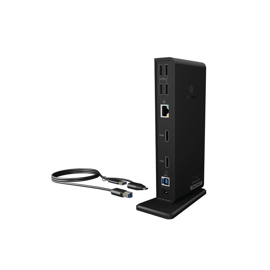 Multi dockingstation icybox para portátiles y pc