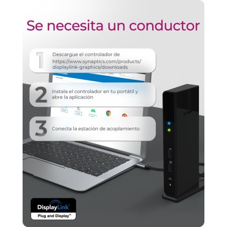 Multi dockingstation icybox para portátiles y pc