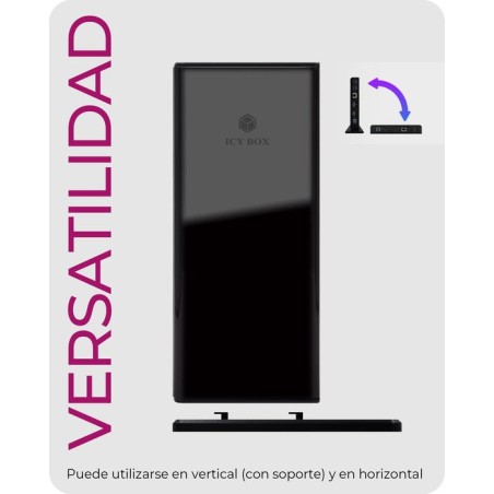 Multi dockingstation icybox para portátiles y pc