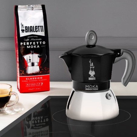 Bialetti new moka induction negro 4 cups