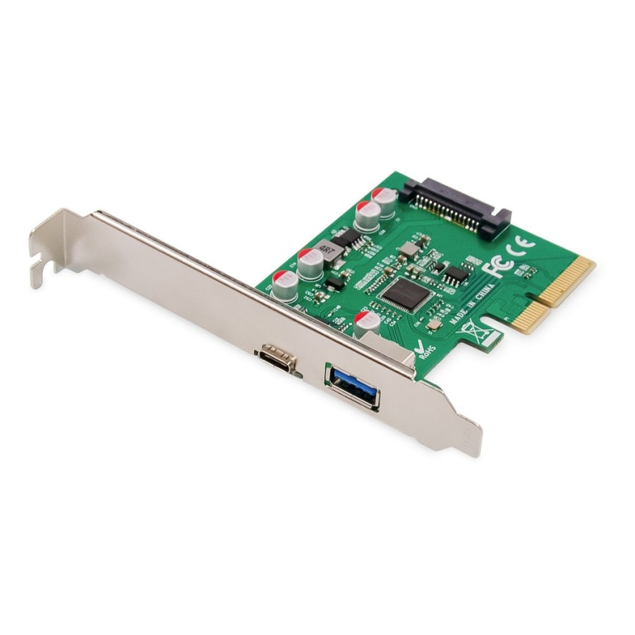 Digitus ds-30225 tarjeta pcie usb 3.2 gen 2 (3.1 gen 2) interno 10gb/s