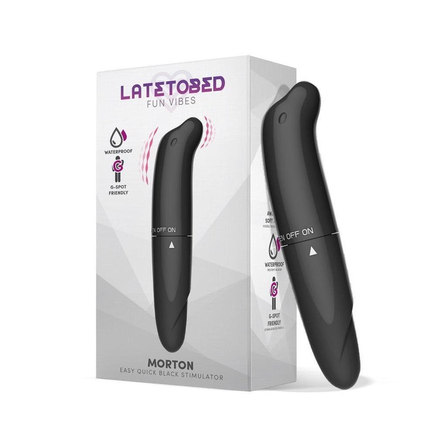 Vibrador  morton estimulador easy quick negro