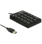 Delock 12481 teclado numérico usb universal negro