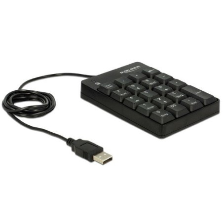 Delock 12481 teclado numérico usb universal negro