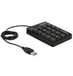 Delock 12481 teclado numérico usb universal negro