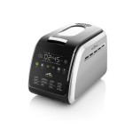 Eta panificadora delicca ii eta714990030 850 w, 12 programas negro/acero inoxidable