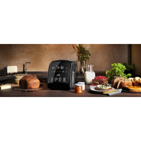 Eta panificadora delicca ii eta714990030 850 w, 12 programas negro/acero inoxidable