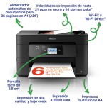 Impresora epson workforce wf-3820dwf wifi fax duplex