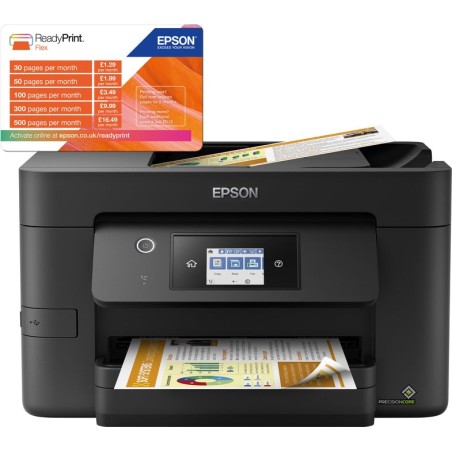 Impresora epson workforce wf-3820dwf wifi fax duplex