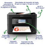 Impresora epson workforce pro wf-4820dwf fax wifi d