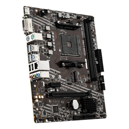 Placa base msi am4 a520m-a pro m-atx/2xddr4/4xsata6/1xusb 3.2/2xusb 2.0 911-7c96-001