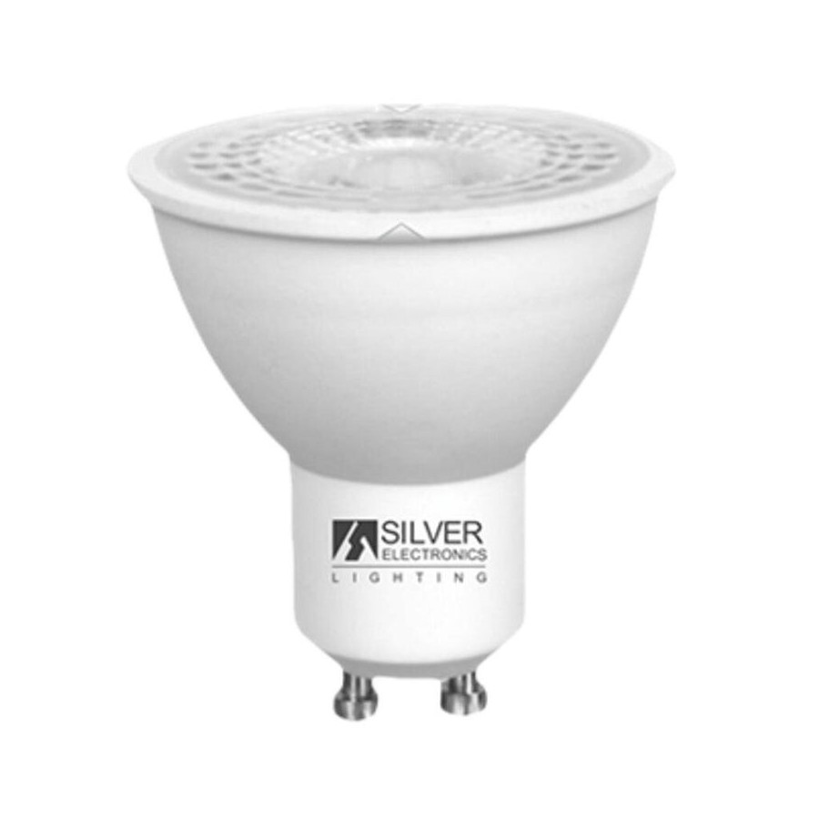 Bombilla led silver sanz 1460910 eco dicroica 8w -  gu10 -  6000k -  38