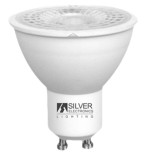 Bombilla led silver sanz 1460910 eco dicroica 8w -  gu10 -  6000k -  38
