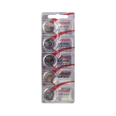 Maxell - pila boton litio cr1620 3v blister*5