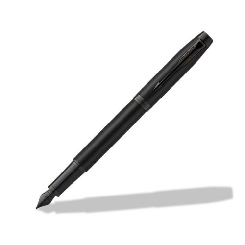 Pluma estilográfica parker im achromatic  sistema de carga por cartucho negro 1 pieza(s)