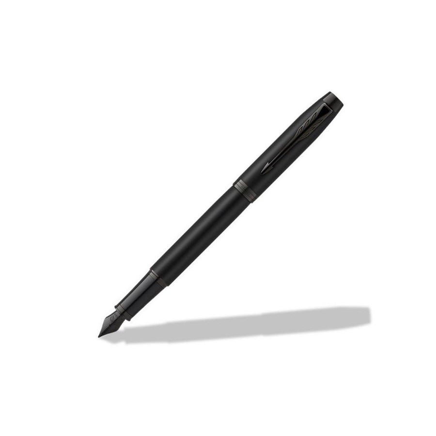 Pluma estilográfica parker im achromatic  sistema de carga por cartucho negro 1 pieza(s)