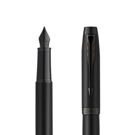 Pluma estilográfica parker im achromatic  sistema de carga por cartucho negro 1 pieza(s)
