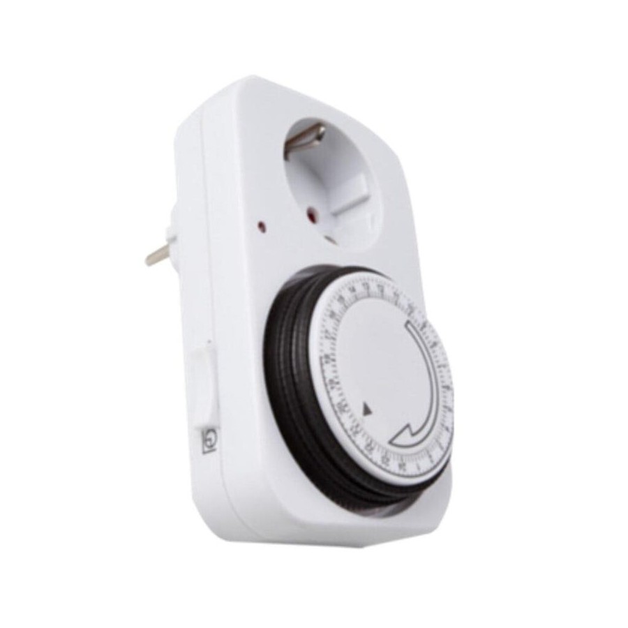 Programador de electricidad silver sanz 49400 analgico -  24 horas -  3600w -  250v -  16a -  50hz