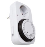 Programador de electricidad silver sanz 49400 analgico -  24 horas -  3600w -  250v -  16a -  50hz