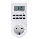 Programador de electricidad silver sanz 49401 digital -  semanal -  3600w -  250v -  16a -  50hz