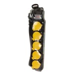 Logilink regleta de enchufes  de 5 tomas 5xcee 7/3 con interruptor exteriores