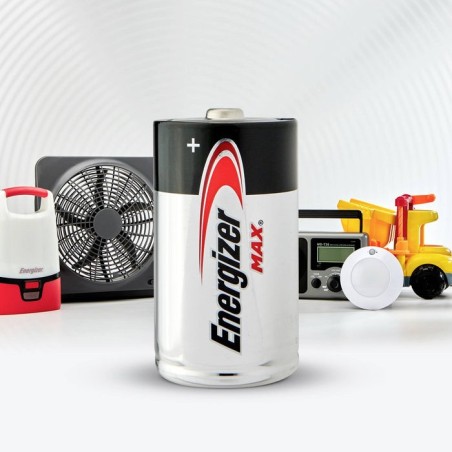 Pila energizer max d-lr20 alkaline 2unidades