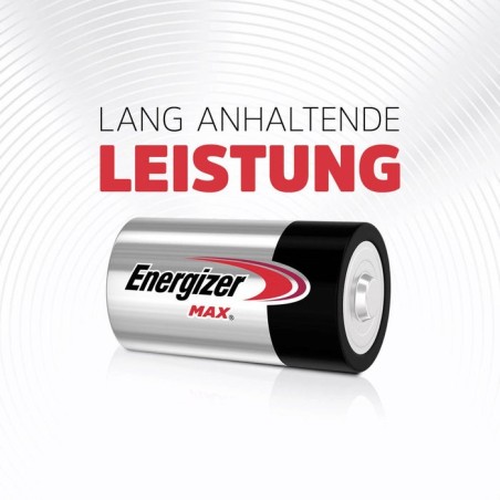 Pila energizer max d-lr20 alkaline 2unidades