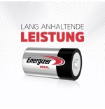 Pila energizer max d-lr20 alkaline 2unidades