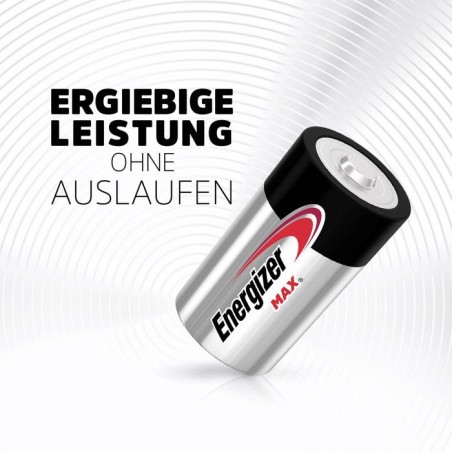 Pila energizer max d-lr20 alkaline 2unidades